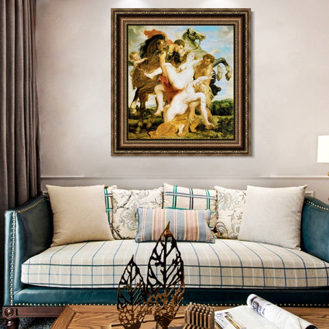 INVIN ART Framed Canvas Art Giclee Print Series#094 by Peter Paul Rubens Wall Art Living Room Home Office Decorations