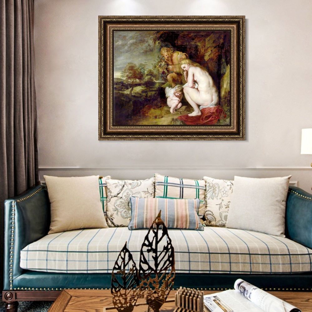 INVIN ART Framed Canvas Art Giclee Print Series#095 by Peter Paul Rubens Wall Art