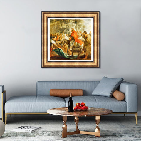 INVIN ART Framed Canvas Art Giclee Print Series#100 by Peter Paul Rubens Wall Art Living Room Home Office Decorations