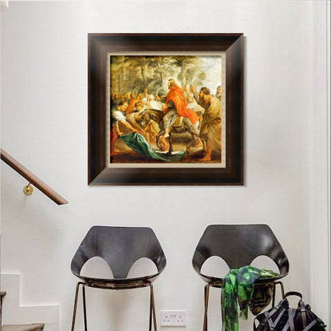 INVIN ART Framed Canvas Art Giclee Print Series#100 by Peter Paul Rubens Wall Art Living Room Home Office Decorations