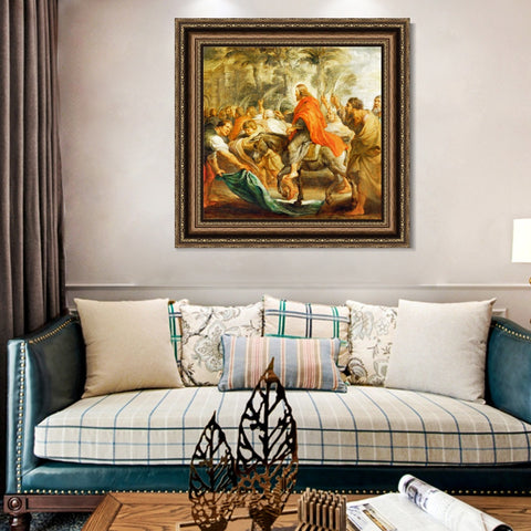 INVIN ART Framed Canvas Art Giclee Print Series#100 by Peter Paul Rubens Wall Art Living Room Home Office Decorations