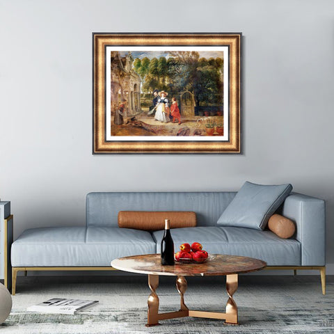 INVIN ART Framed Canvas Art Giclee Print Series#101 by Peter Paul Rubens Wall Art Living Room Home Office Decorations