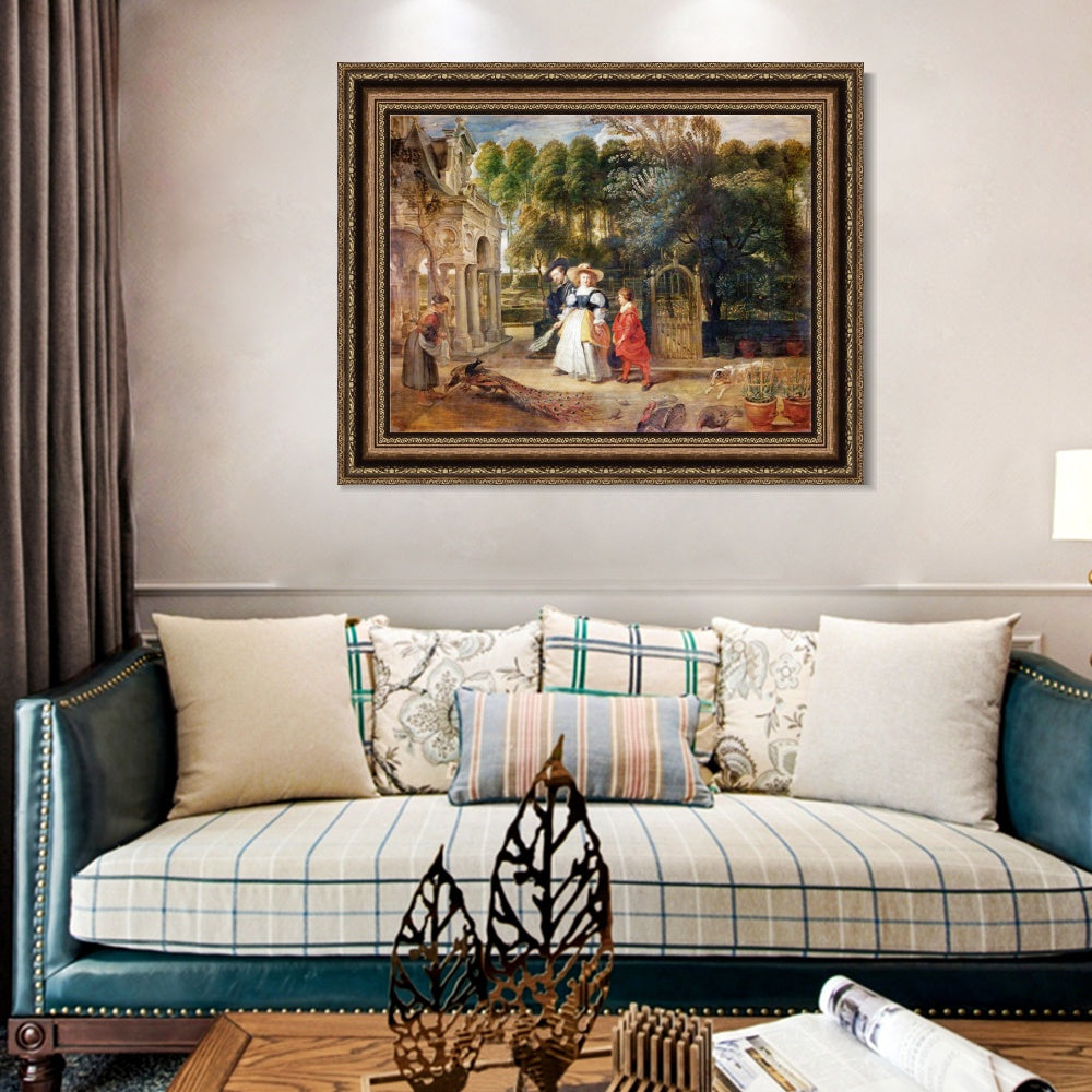INVIN ART Framed Canvas Art Giclee Print Series#101 by Peter Paul Rubens Wall Art