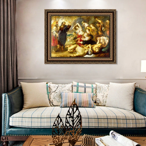 INVIN ART Framed Canvas Art Giclee Print Series#102 by Peter Paul Rubens Wall Art Living Room Home Office Decorations