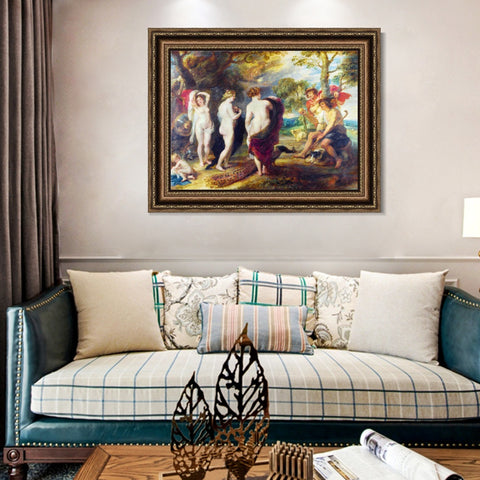 INVIN ART Framed Canvas Art Giclee Print Series#104 by Peter Paul Rubens Wall Art Living Room Home Office Decorations