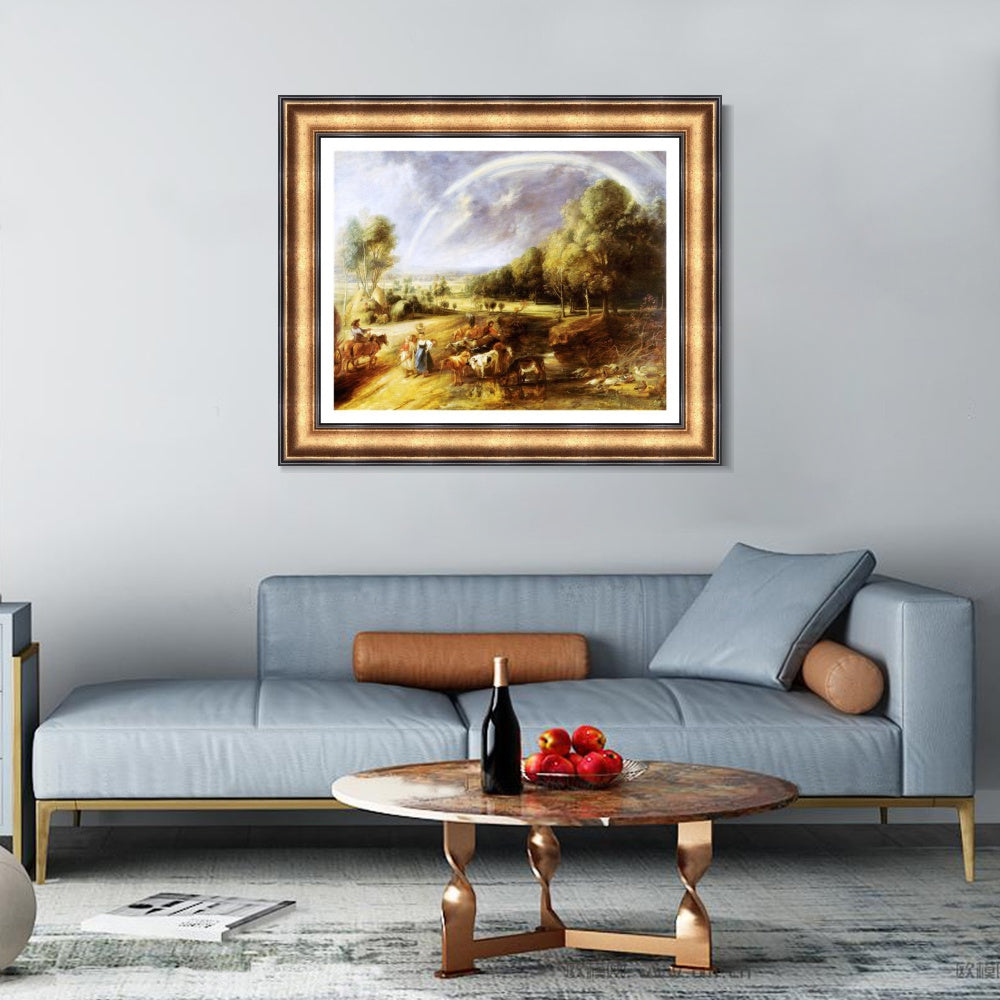 INVIN ART Framed Canvas Art Giclee Print Series#105 by Peter Paul Rubens Wall Art