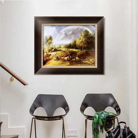 INVIN ART Framed Canvas Art Giclee Print Series#105 by Peter Paul Rubens Wall Art Living Room Home Office Decorations