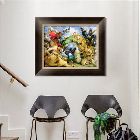 INVIN ART Framed Canvas Art Giclee Print Series#107 by Peter Paul Rubens Wall Art Living Room Home Office Decorations