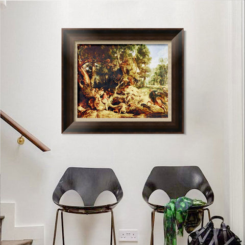 INVIN ART Framed Canvas Art Giclee Print Series#109 by Peter Paul Rubens Wall Art Living Room Home Office Decorations