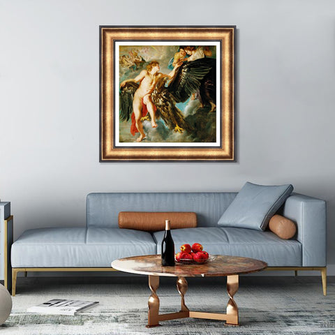 INVIN ART Framed Canvas Art Giclee Print Series#110 by Peter Paul Rubens Wall Art Living Room Home Office Decorations