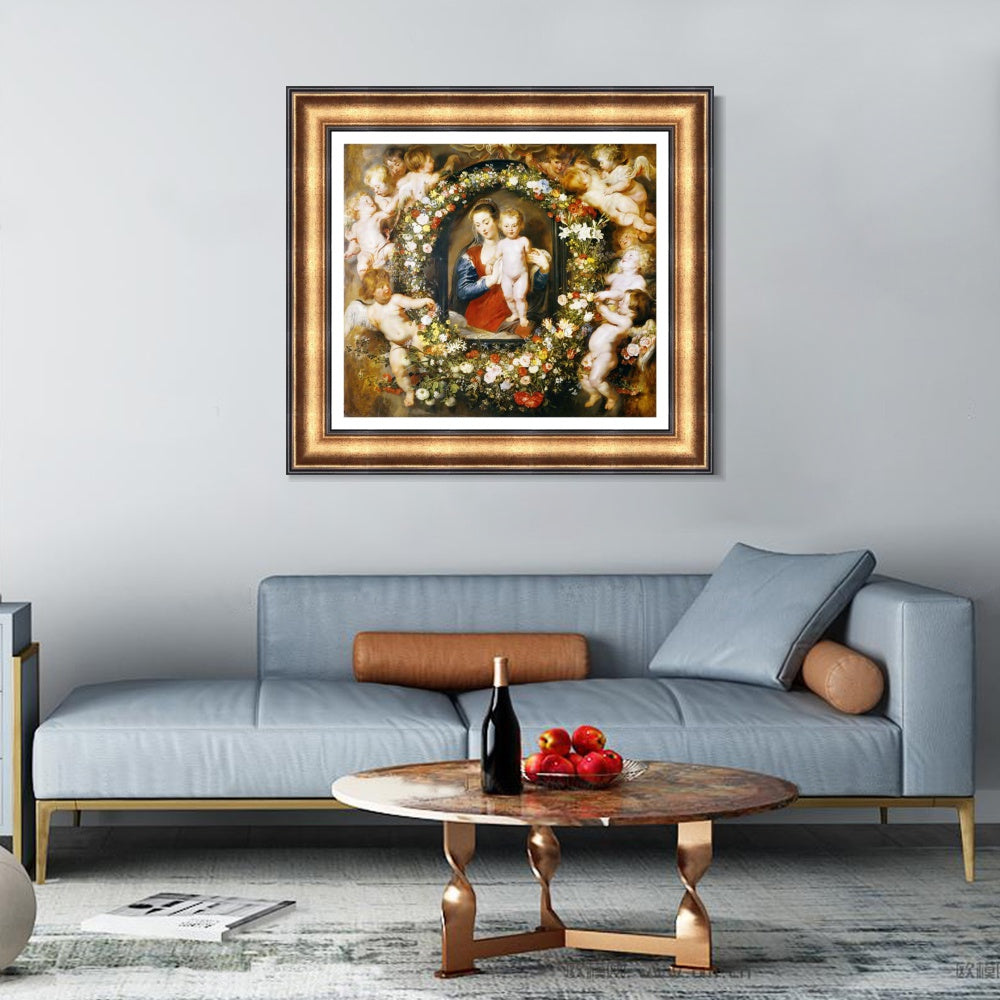 INVIN ART Framed Canvas Art Giclee Print Series#111 by Peter Paul Rubens Wall Art