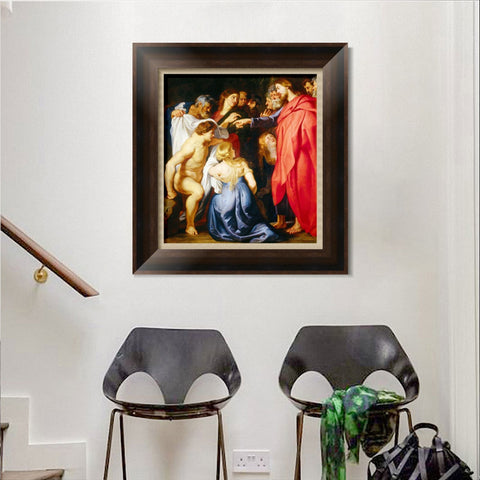 INVIN ART Framed Canvas Art Giclee Print Series#114 by Peter Paul Rubens Wall Art Living Room Home Office Decorations
