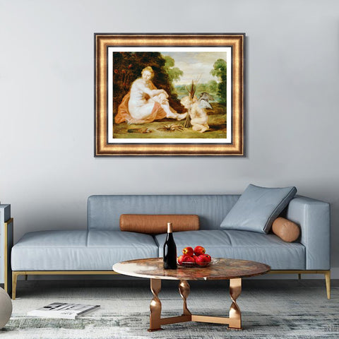 INVIN ART Framed Canvas Art Giclee Print Series#115 by Peter Paul Rubens Wall Art Living Room Home Office Decorations