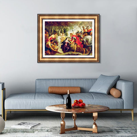 INVIN ART Framed Canvas Art Giclee Print Series#116 by Peter Paul Rubens Wall Art Living Room Home Office Decorations