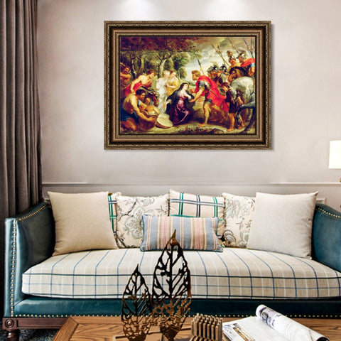 INVIN ART Framed Canvas Art Giclee Print Series#116 by Peter Paul Rubens Wall Art Living Room Home Office Decorations