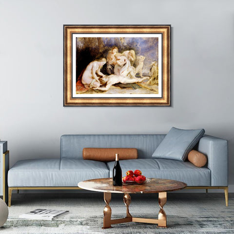 INVIN ART Framed Canvas Art Giclee Print Series#117 by Peter Paul Rubens Wall Art Living Room Home Office Decorations