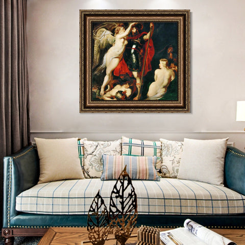 INVIN ART Framed Canvas Art Giclee Print Series#119 by Peter Paul Rubens Wall Art Living Room Home Office Decorations