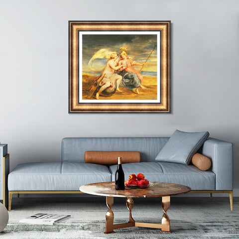 INVIN ART Framed Canvas Art Giclee Print Series#120 by Peter Paul Rubens Wall Art Living Room Home Office Decorations
