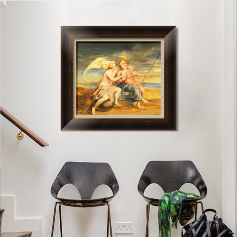 INVIN ART Framed Canvas Art Giclee Print Series#120 by Peter Paul Rubens Wall Art Living Room Home Office Decorations