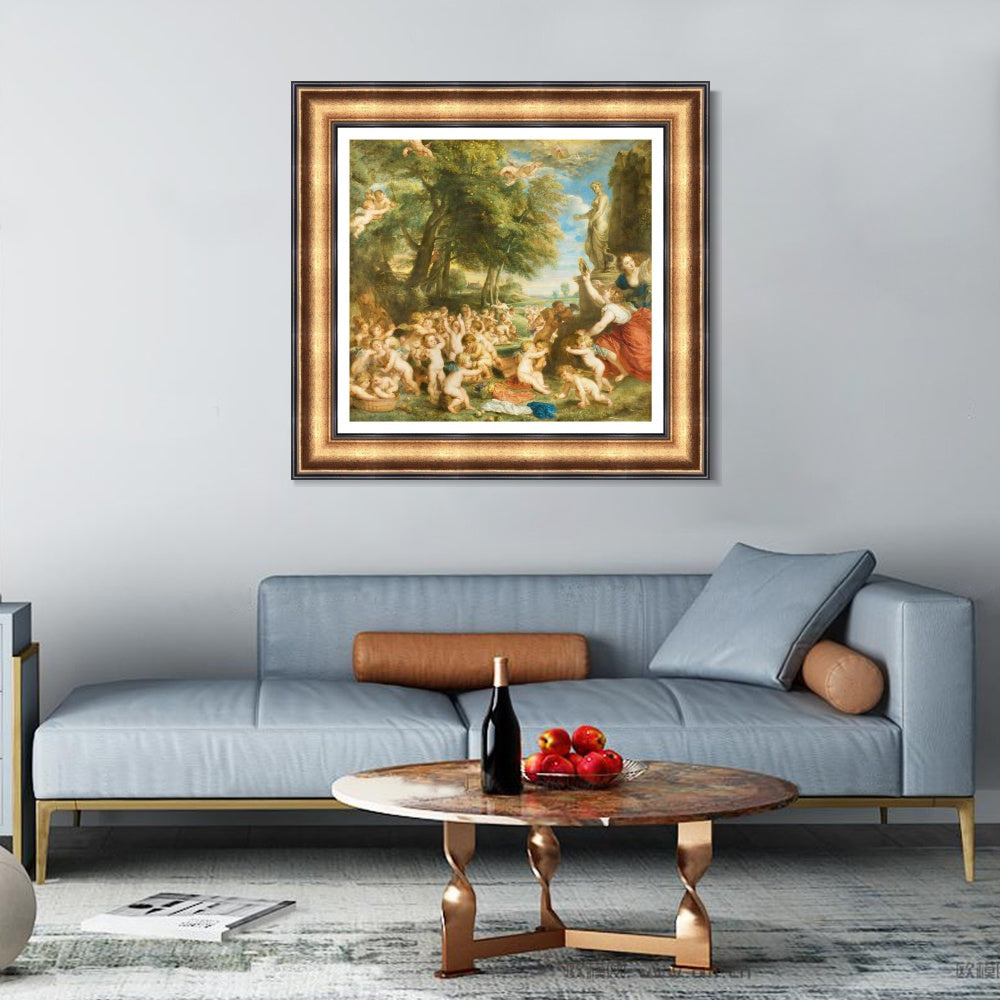 INVIN ART Framed Canvas Art Giclee Print Series#121 by Peter Paul Rubens Wall Art