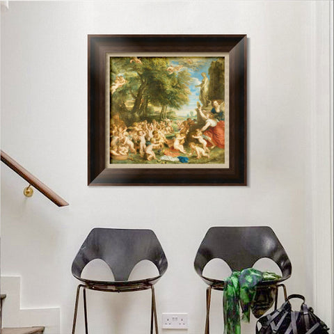 INVIN ART Framed Canvas Art Giclee Print Series#121 by Peter Paul Rubens Wall Art Living Room Home Office Decorations