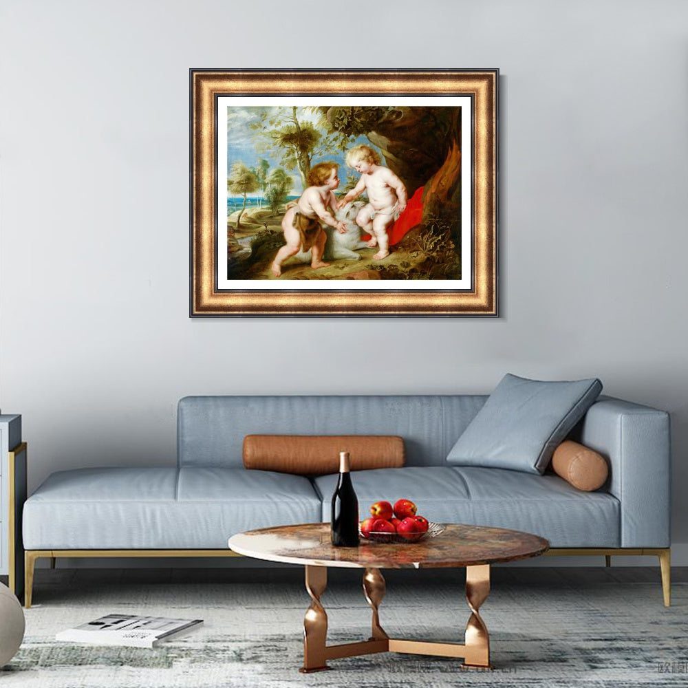 INVIN ART Framed Canvas Art Giclee Print Series#124 by Peter Paul Rubens Wall Art