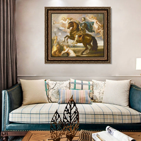 INVIN ART Framed Canvas Art Giclee Print Series#126 by Peter Paul Rubens Wall Art Living Room Home Office Decorations