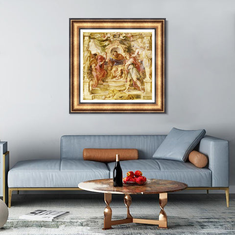 INVIN ART Framed Canvas Art Giclee Print Series#128 by Peter Paul Rubens Wall Art Living Room Home Office Decorations