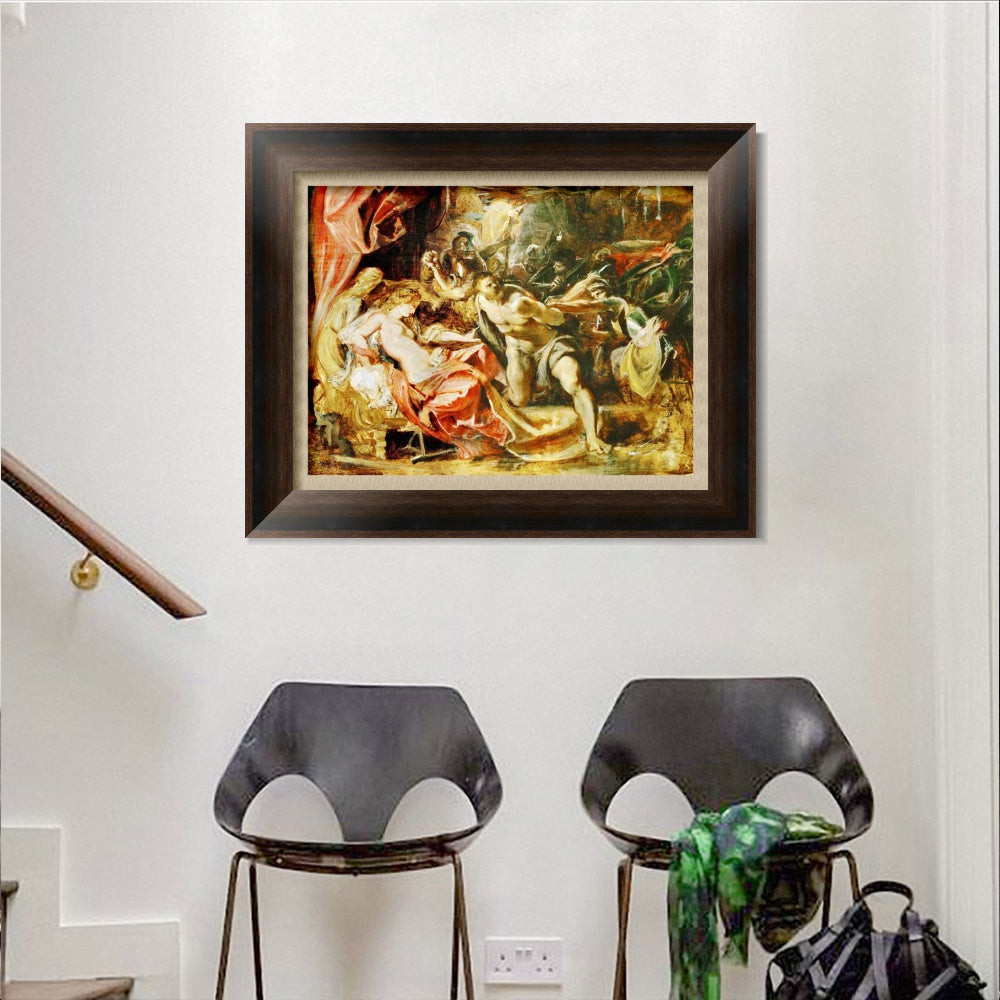 INVIN ART Framed Canvas Art Giclee Print Series#129 by Peter Paul Rubens Wall Art