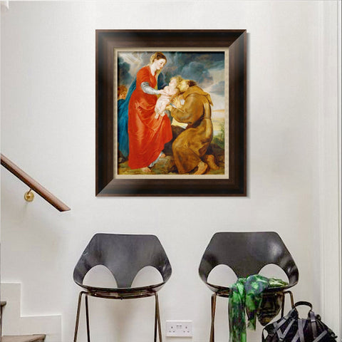 INVIN ART Framed Canvas Art Giclee Print Series#130 by Peter Paul Rubens Wall Art Living Room Home Office Decorations