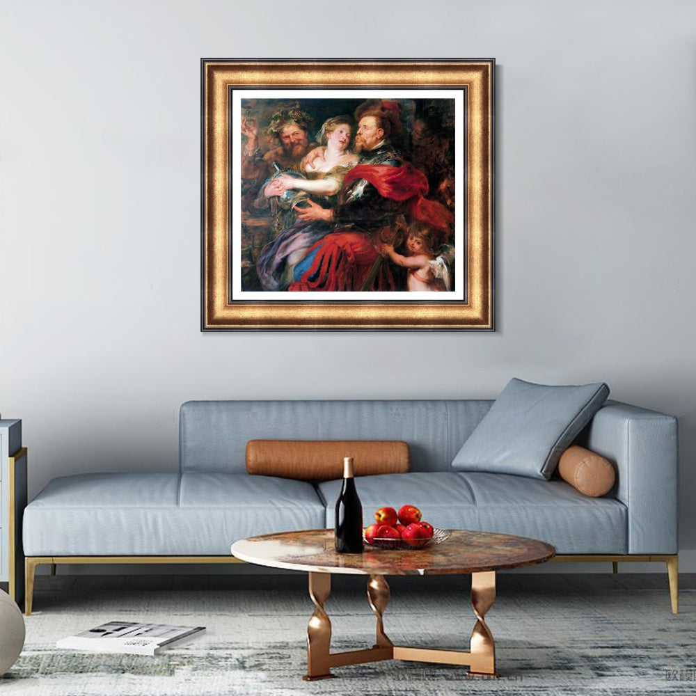 INVIN ART Framed Canvas Art Giclee Print Series#131 by Peter Paul Rubens Wall Art