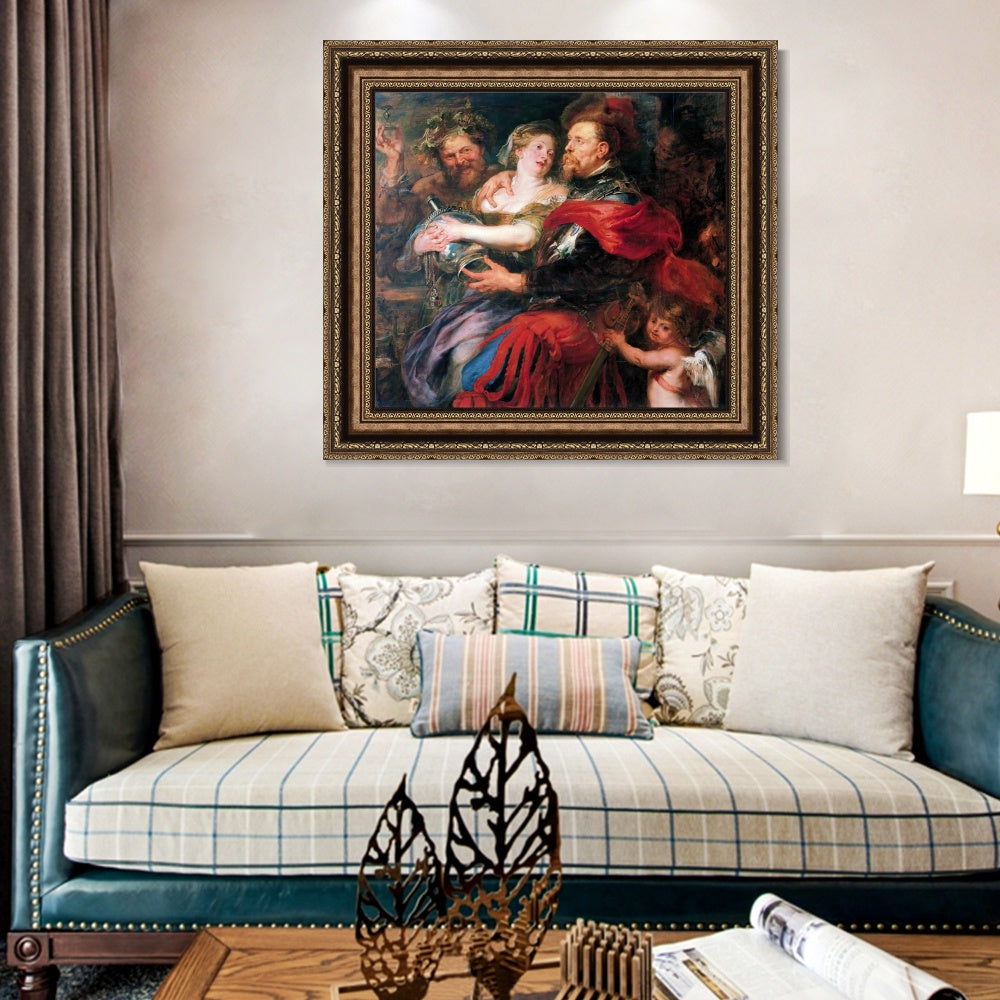 INVIN ART Framed Canvas Art Giclee Print Series#131 by Peter Paul Rubens Wall Art