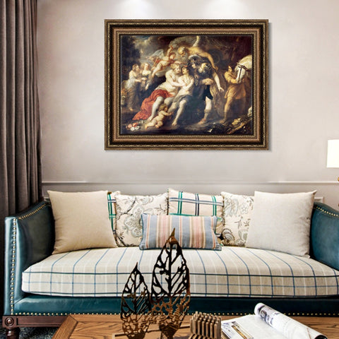 INVIN ART Framed Canvas Art Giclee Print Series#132 by Peter Paul Rubens Wall Art Living Room Home Office Decorations