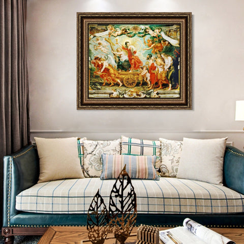 INVIN ART Framed Canvas Art Giclee Print Series#133 by Peter Paul Rubens Wall Art Living Room Home Office Decorations