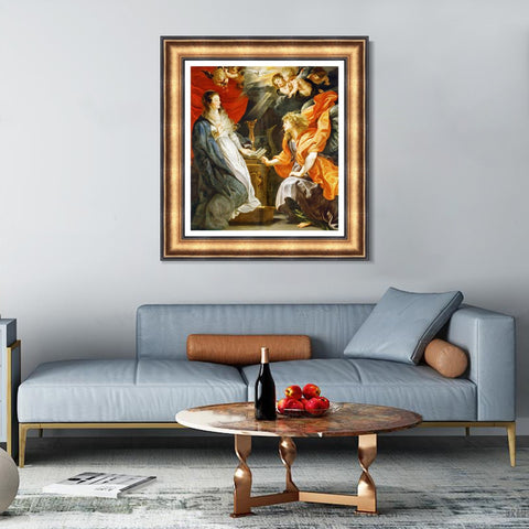 INVIN ART Framed Canvas Art Giclee Print Series#134 by Peter Paul Rubens Wall Art Living Room Home Office Decorations