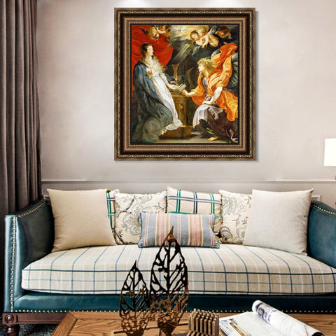 INVIN ART Framed Canvas Art Giclee Print Series#134 by Peter Paul Rubens Wall Art Living Room Home Office Decorations