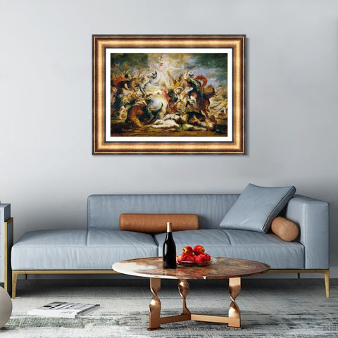 INVIN ART Framed Canvas Art Giclee Print Series#135 by Peter Paul Rubens Wall Art Living Room Home Office Decorations