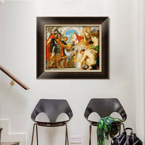 INVIN ART Framed Canvas Art Giclee Print Series#136 by Peter Paul Rubens Wall Art Living Room Home Office Decorations