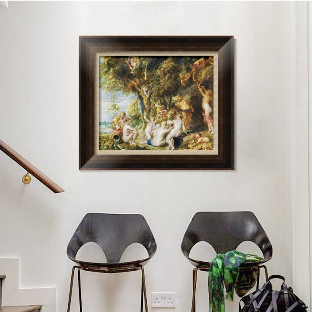 INVIN ART Framed Canvas Art Giclee Print Series#137 by Peter Paul Rubens Wall Art