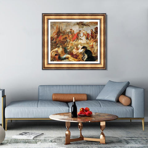 INVIN ART Framed Canvas Art Giclee Print Series#139 by Peter Paul Rubens Wall Art Living Room Home Office Decorations