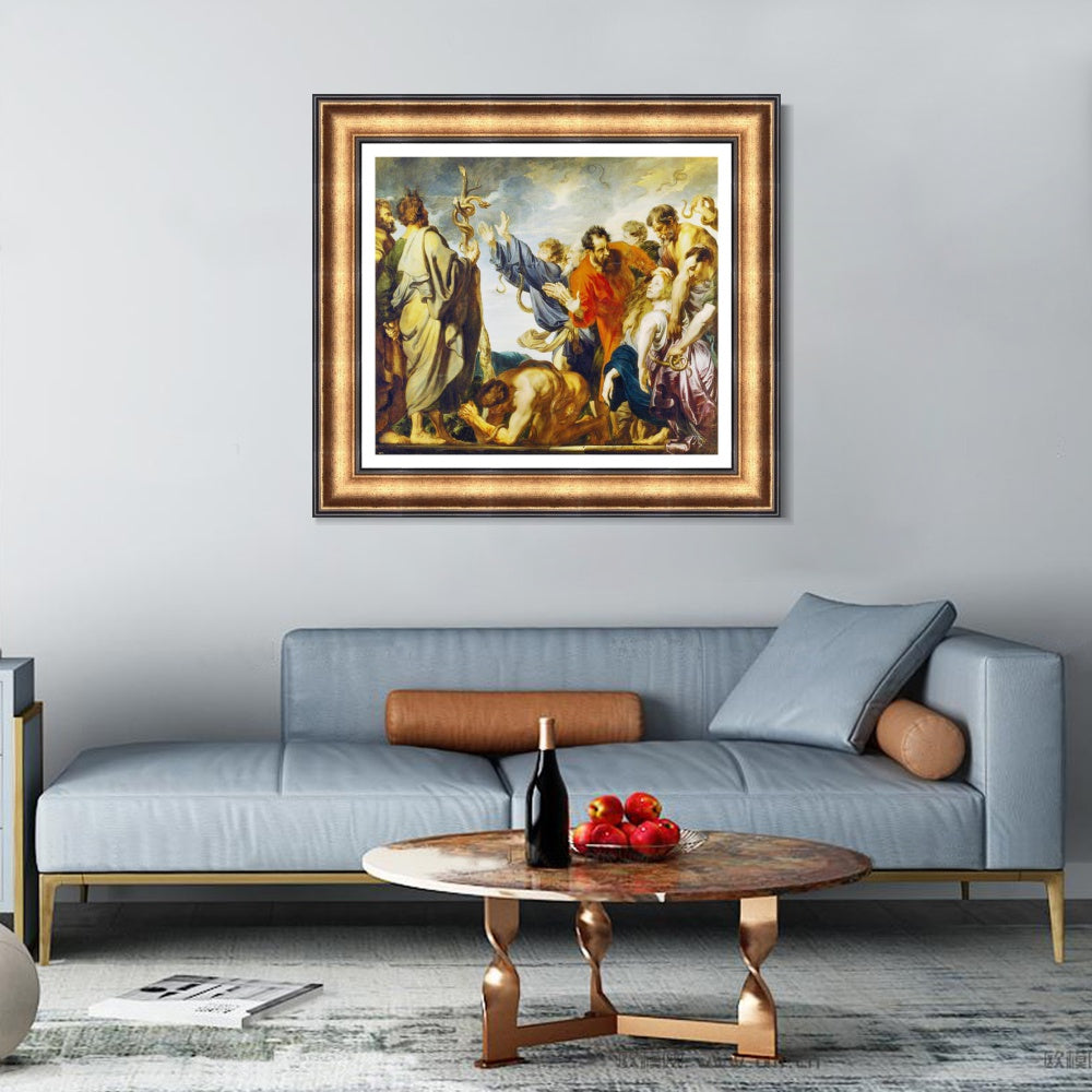 INVIN ART Framed Canvas Art Giclee Print Series#141 by Peter Paul Rubens Wall Art Living Room Home Office Decorations