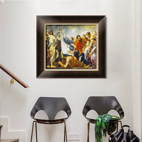 INVIN ART Framed Canvas Art Giclee Print Series#141 by Peter Paul Rubens Wall Art Living Room Home Office Decorations