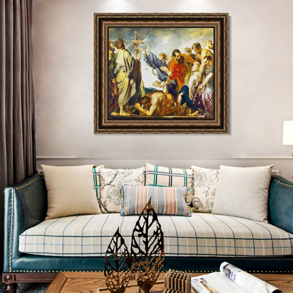 INVIN ART Framed Canvas Art Giclee Print Series#141 by Peter Paul Rubens Wall Art Living Room Home Office Decorations