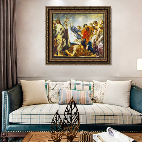 INVIN ART Framed Canvas Art Giclee Print Series#141 by Peter Paul Rubens Wall Art Living Room Home Office Decorations