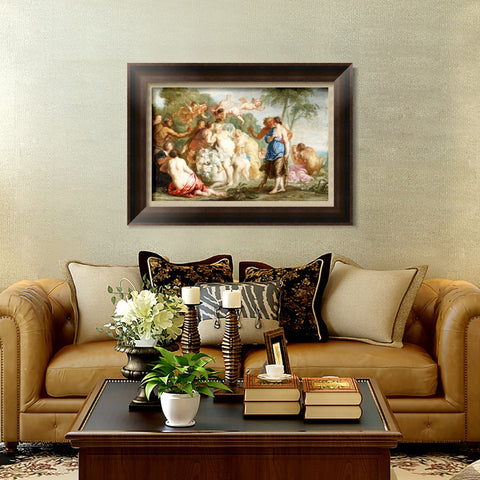 INVIN ART Framed Canvas Art Giclee Print Series#143 by Peter Paul Rubens Wall Art Living Room Home Office Decorations