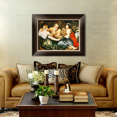 INVIN ART Framed Canvas Art Giclee Print Series#145 by Peter Paul Rubens Wall Art Living Room Home Office Decorations