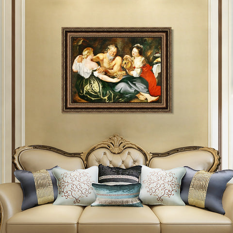 INVIN ART Framed Canvas Art Giclee Print Series#145 by Peter Paul Rubens Wall Art Living Room Home Office Decorations