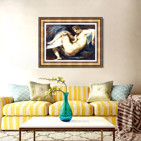 INVIN ART Framed Canvas Art Giclee Print Series#147 by Peter Paul Rubens Wall Art Living Room Home Office Decorations