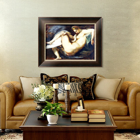 INVIN ART Framed Canvas Art Giclee Print Series#147 by Peter Paul Rubens Wall Art Living Room Home Office Decorations