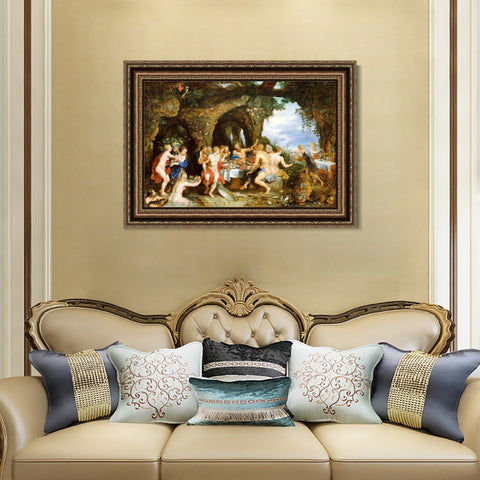 INVIN ART Framed Canvas Art Giclee Print Series#148 by Peter Paul Rubens Wall Art Living Room Home Office Decorations